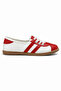 Women's Sneakers Lace-Up Casual Comfortable Retro Striped Ballerinas