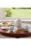 VERA 47Pc Bone China Dinnerware Set - White with Platinum-Silver Rim| Perfect for 8 Persons - 3