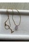 Raw Amethyst Stone Steel Snake Necklace Handcrafted - 4
