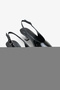 Taolas Women's Heeled Pointed Toe Shoes - Black Patent Leather - 2
