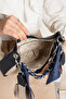Women's Shoulder and Handbag with Scarf Detail - 2