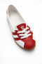 Women's Sneakers Lace-Up Casual Comfortable Retro Striped Ballerinas - 5