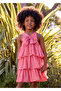 Girl's Ruffled Cotton Dress