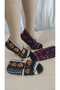 2 Pieces of Hand Knitted Five Needles/Handmade Booties/Dowry Booties/Knitting/Home Booties/Handmade
