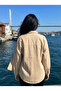 Women's Oversize Gabardine Shirt - 3