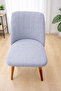 Chair Cover-Large Oval Lycra Sand Pattern Chair Cover Washable Elastic Kitchen Chair Cover - 5