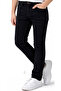 Boy's Lycra Straight Black Color Jeans with Zipper Closure Pockets 3479 - 2