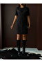Droplu Suede Dress - Black |   Vmf2039 - Black - 5