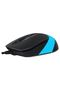 TR51 FM10 USB 1600 DPI ماوس بصري أسود-أزرق - 4
