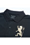 Men’s Slim Fit 3D Lion Embroidery Lycra Pique Polo - 5