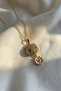 Hello Kitty Daisy Detailed Zircon Stone Steel Necklace - 4