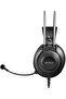 سماعات رأس TR48 FH-200U باللون الرمادي مع ميكروفون USB - 2
