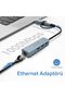 IUTP-03T USB3.0+Type-C=>Gigabit RJ45+3*USB3.0 محول (المدخل:Type-A+Type-C=>المخرج:Ethernet+3*Type-A - 7