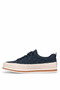 152-67020 Men's Genuine Leather Casual Shoes Navy Blue - 3