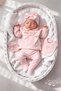 Baby Girl 5-Piece Hospital Discharge Set 0-3 Months Hearted Bow Cotton Luxury