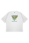 Unisex Oversize Casablanca Triangle France Printed Boxy Fit Thick Fabric (240Gsm) T-Shirt
