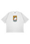 Unisex Oversize Casablanca Sport Printed Boxy Fit Thick Fabric (240Gsm) T-Shirt