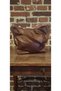 Melo Metal Strap Detailed Women's Shoulder Bag Claret Red