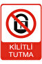 Locked Do Not Enter Decoya Printing – 3 mm Forex Warning Sign 25 cm × 35cm