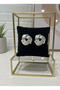 Brass Anti-Tarnish Jewelry Silver Color Button Model Hoop Women's Earrings - 2