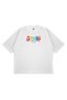 Unisex Oversize Stussy Colorful Printed Boxy Fit Thick Fabric (240Gsm) T-Shirt