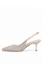 Elit Pm486 K210 Women's Stoned Classic Heeled Shoes Tan - 3