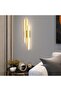 Modern Gold LED Wall Sconce, Adjustable 3-Color Dimmable Wall Light 18W, Flush Mount Indoor Decorati - 4