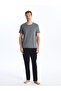 Giyçık Store Anthracite Standard Fit Men's Pajama Set - 6