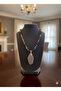 Onyx & Pink Quartz Natural Stone Handmade Necklace