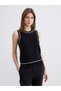Trendlucky Women's Knitwear Sweater with Oval Collar and Contrast