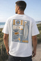 Life Is Good Back Printed Cotton Relaxed Fit Round Neck Unisex T-Shirt