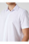 Regular Fit Short Sleeve Poplin Men's Shirt - 3