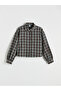 Lcw Kids Brown Plaid Poplin Girl's Shirt