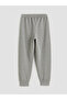 Gray Elastic Waist Boys' Jogger Sweatpants from Güli̇s Gi̇yi̇m - 2