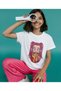 Huntrix Anime T-Shirt Mira Character Girl's White T-Shirt - 2