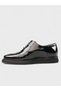 Men's summer casual shoes - 146 4201-y - black patent leather - 3