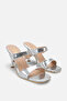 Aster Women's Heeled Double Strap Slippers A012 - K23315