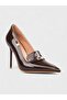 Women's winter 11cm closed heel shoe - 574 2605 - brown patent leather - 2
