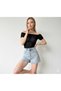 Women's Madonna Collar Seersucker Textured Blouse Knitwear - 3