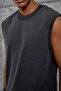Men's T-Shirt Washable Tank Top Smoked Oversize Crew Neck Cotton - 2
