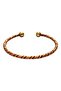 Copper Brass Handmade Adjustable Twist Clamp Bracelet 15 Gr