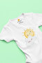 Organic 100% Cotton Cute Sun Cloud Printed Short Sleeve Snap Fastener Baby Bodysuit