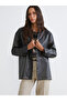 Women's Leather-Look Shirt Jacket for Style Enthusiasts from Uzg Store - 2