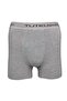 2 Pieces of 400 Lycra Elastane Sports Cotton Men's Boxers, 1 Piece Gray, 1 Piece Black - 2