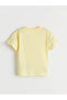 Yellow Embroidered Girls' T-Shirt 2-Pack from Güli̇s Gi̇yi̇m - 4