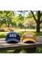 Mom and Dad Written Couple Hat Set – 2-Piece Mom and Dad Combination Family Hat - Adjustable Velcro on the Back - 4