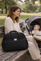 Parachute Fabric, Quilted Pack Mother Baby Bag Pack, Baby Care Bag Pack, Black Mother Bag Pack - 7