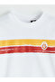 Black Galatasaray Printed Boys' T-Shirt and Zip-Up Sweatshirt - 8