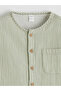 Ecru Hakim Collar Striped Boys' Shirt and Pants - 4