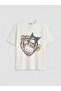 Meral Collection Ecru Hello Kitty Printed Girls' 2-Piece T-Shirt - 5